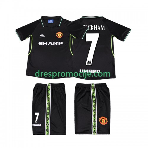 Manchester United Beckham 7 1999 Dres Retro Dječji Treći 1998 Kratkih Rukava Manchester United Beckham 7 1999 Dres Retro Dječji Treći 1998 Kratkih Rukava